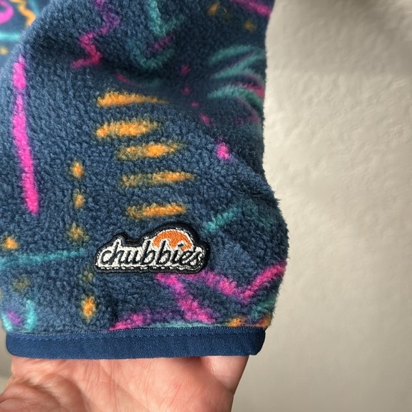 Chubbies Chilly Vibes Pullover Size L Men’s Casual Jacket Colorful Preppy - Picture 4 of 6